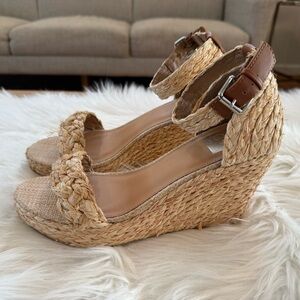 DV by Dolce Vita Natural Woven Wedges